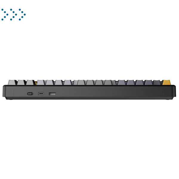 Клавиатуры AULA F87 3in1 (BT, 2.4 GHz, Wired) Black-Dark Blue-Orange